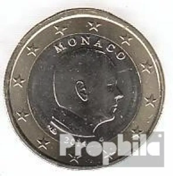 monaco MON 7 2014 brillant universel (BU) 2014 monnaie en cours legal 1 euro