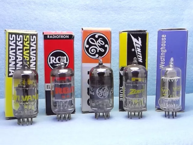 Assorted Vacuum Tubes, All American Five, AA5, Radio Tubes,  All Tested