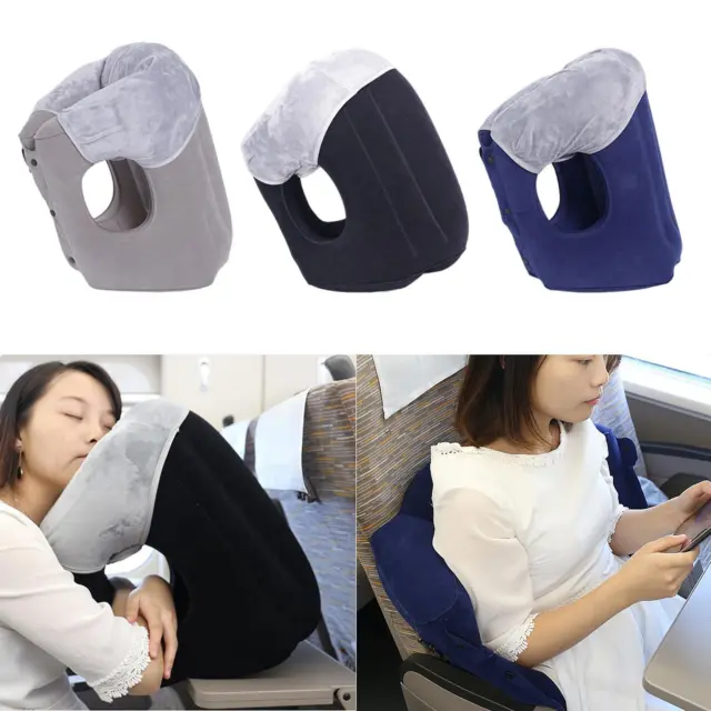 Inflatable Air Pillow,Neck Support Headrest for Sleeping Travel Plane