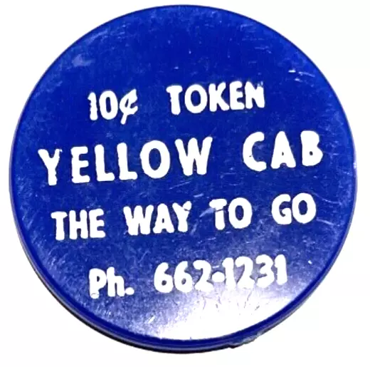 Kansas Hutchinson Yellow Cab Token