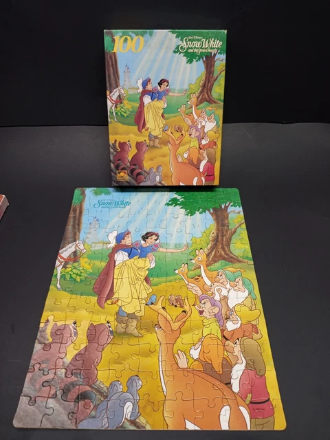 WALT DISNEY'S SNOW White and the Seven Dwarfs 100 Piece Puzzle by ...