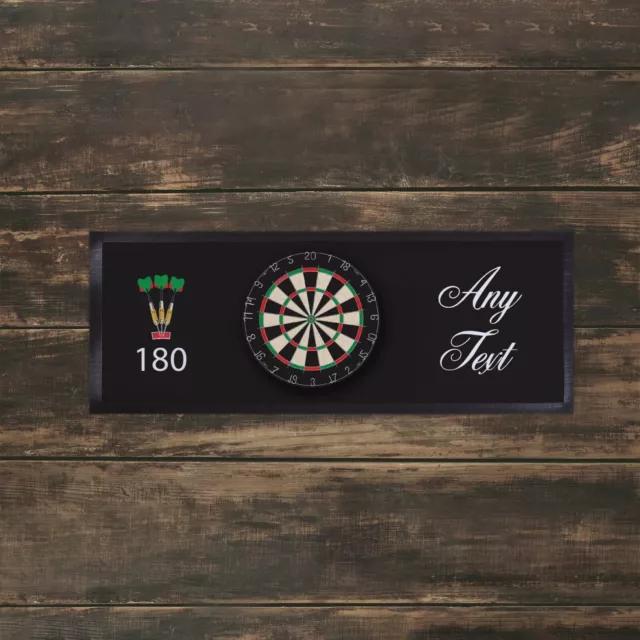 Personalisiert Darts 180 Design Barmatte Kneipen Verein SPORTS Groß Geschenkidee