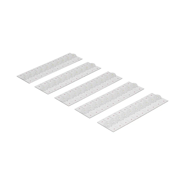 50Pcs SMD Lamp Bead W/ Optical Lens Fliter Fiber Board 6V Led Light Strip Parts❀