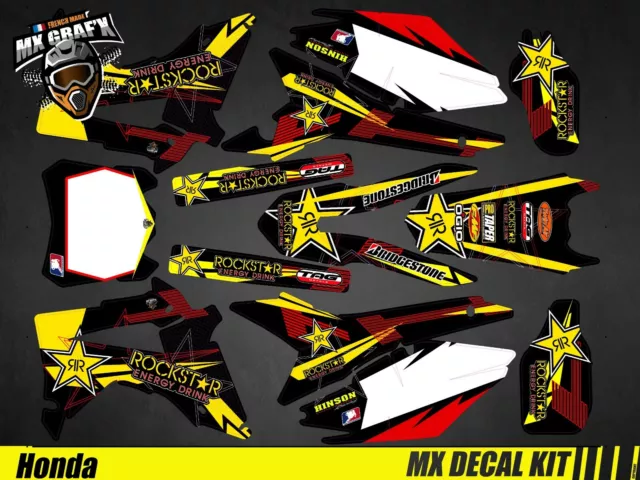 Kit Deco Motorcycle for / MX Decal Kit For Honda Crf - Rockstar 2