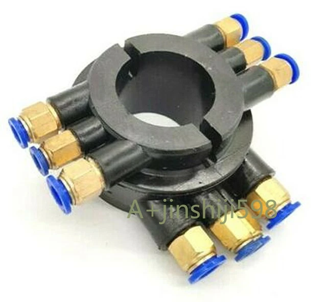 Grcfumo Valve Pour D¨¦monte-pneus, Raccord Rotatif, Valve De R¨¦gulation D'air, D¨¦monte-pneus, Fixation, Raccord Rotatif, Valve D'air, Diam¨¨tre De Roue 49 Mm