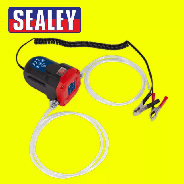 Sealey TP9312 Engine Oil & Diesel Transfer Pump 12V Portable Size