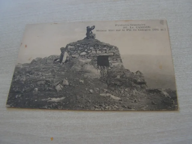 carte postale pic du canigou       vers 1900      serie  vr