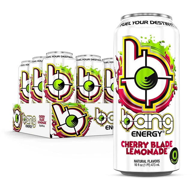 BANG ENERGY DRINK Zero Calories, With Creatine Cherry Blade