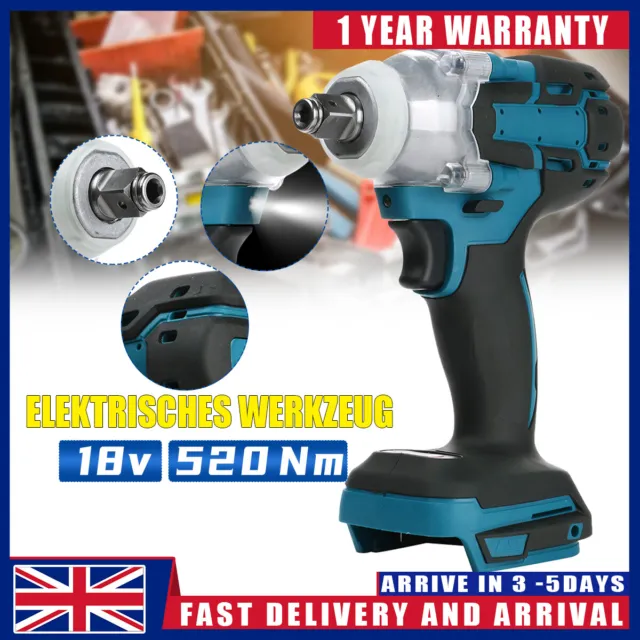 1/2" Driver Replace for MAKITA DTW285Z 18V Cordless Brushless Impact Wrench UK