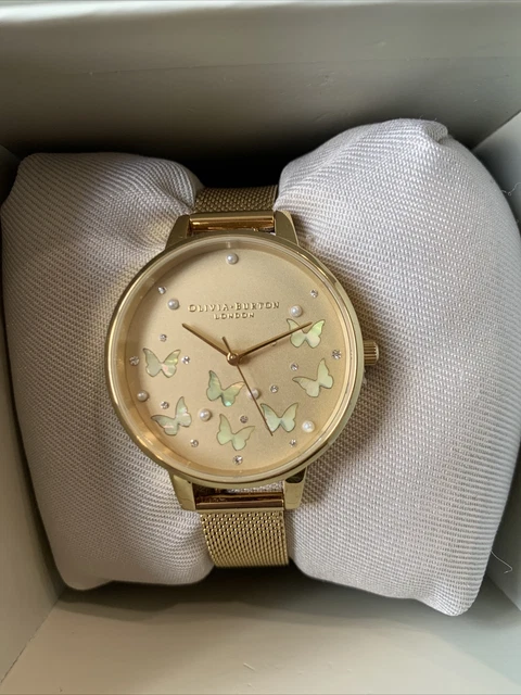 Celestial demi dial deals watch with boucle mesh