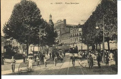 (S-26719) FRANCE - 54 - NANCY CPA TRAM ELECTRIQUE     IMP. REUNIES DE NANCY ed.