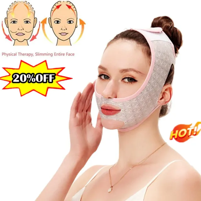 Máscara adelgazante facial compacta cuello delgado máscara para dormir estiramiento facial dama 1 pieza