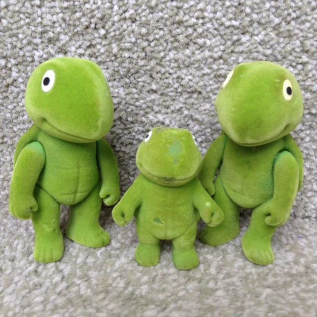 SYLVANIAN FAMILIES TURTLE Familyx3 Rare Vintage Calico Critters