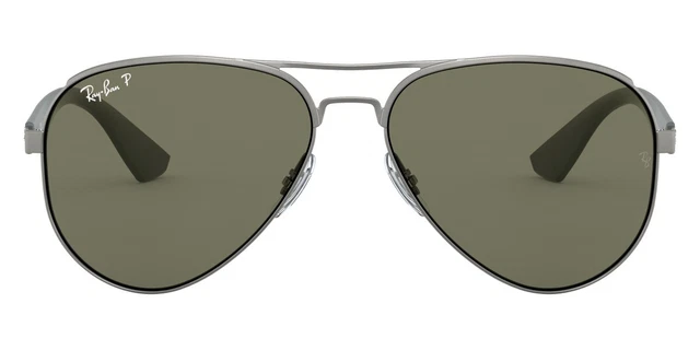 Ray-Ban 0RB3523 Sunglasses Men Silver Aviator 59mm New 100% Authentic