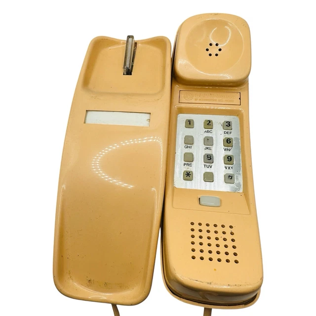 VINTAGE PINK CORAL Landline Phone 80s 90s Pastel Nostalgia £11.70