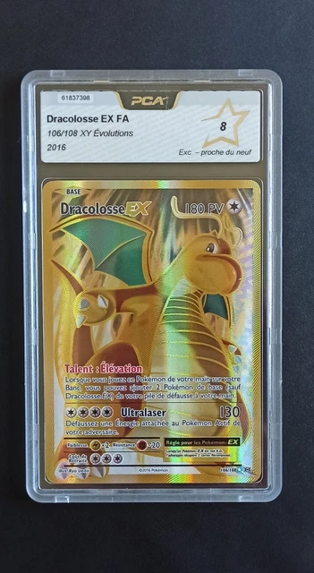 Pokemon Card Dracolosse EX Full-Art 106/108 - XY Evolutions - FR - PCA 8