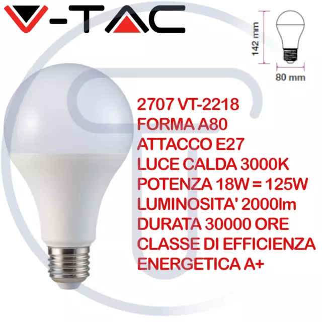 Lampada LED E27 12W Luce Calda in Vetro Trasparente 2000 Lumen