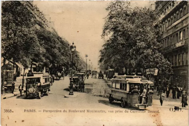CPA PARIS (9e) Perspective du Bd Montmartre. vue prise du Cf Drouot (563957)