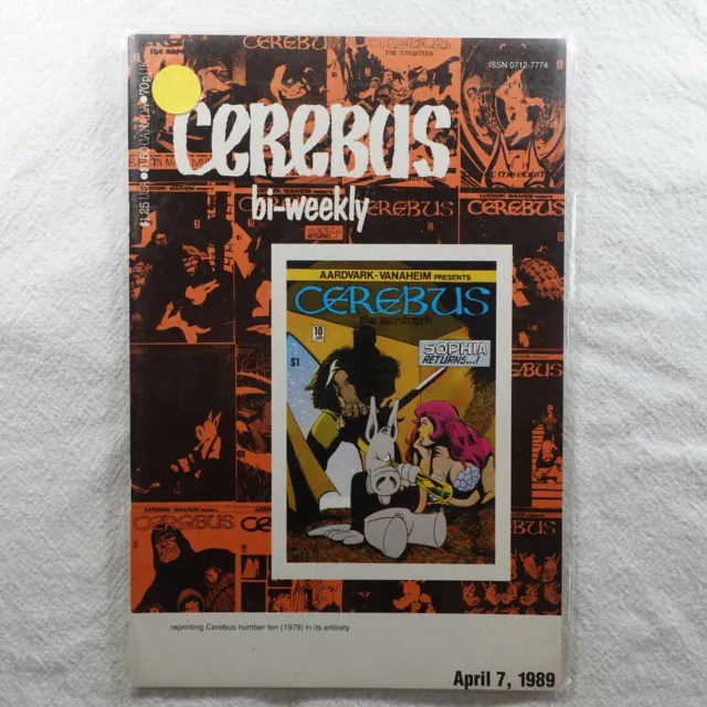 Cerebus Bi Weekly Issue April 7 1989 Aardvark-Vanaheim Comic Book BAGGED AND BOA