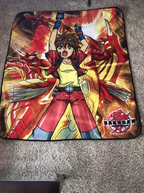 Bakugan Battle Brawlers Character Twin Bed Sheet Anime Cotton Blend RARE!