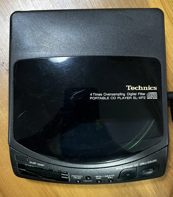 VINTAGE TECHNICS SLXP2 Portable CD Player Japan Made 10/1989 Working