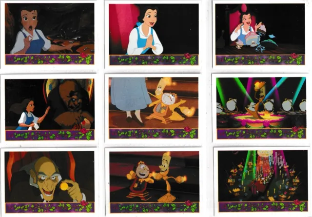 full set of 198 cards la belle et la bete + 9 holograms cards in French