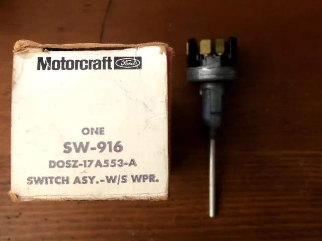 NOS 1970 Ford Thunderbird Lincoln Mark 2-Speed Windshield Wiper Switch