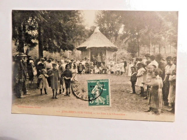 JONCHERY SUR VESLE - Marne - CPA 51 - la Fete à la Chaumiere - Children's Park
