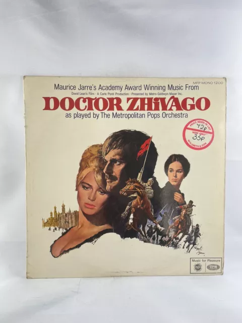 Maurice Jarre - Doctor Zhivago Soundtrack Vinyl LP - MFP1200, 1966, UK VGC