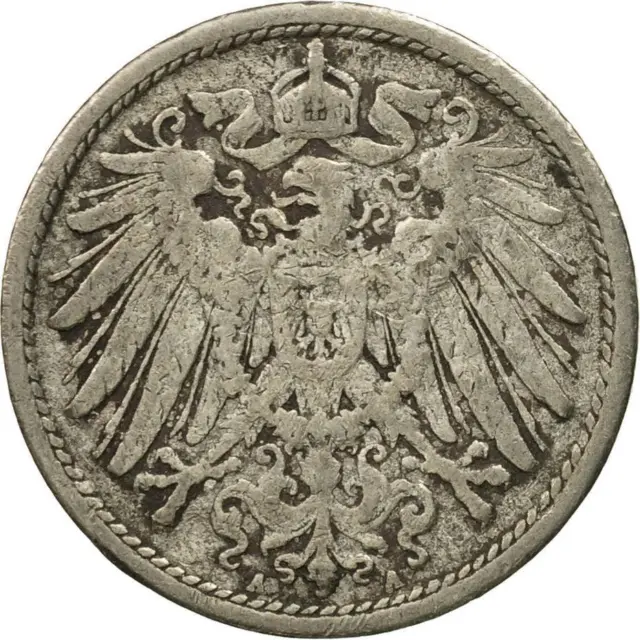 German Empire 10 Pfennig Coin | Deutsches Reich | Wilhelm II | KM12 1890 - 1916