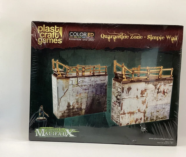 Plast Craft Games Quarantine Zone Simple Wall (T3)
