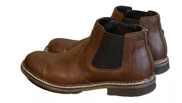 SONOMA VITALIZE BY Ortholite Ensemble Slip On Brown Boots Mens