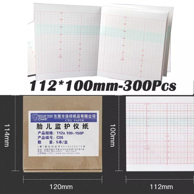 300Pc112*100mm Fetal Monitoring Paper Medical Record Paper Thermal Printer Paper