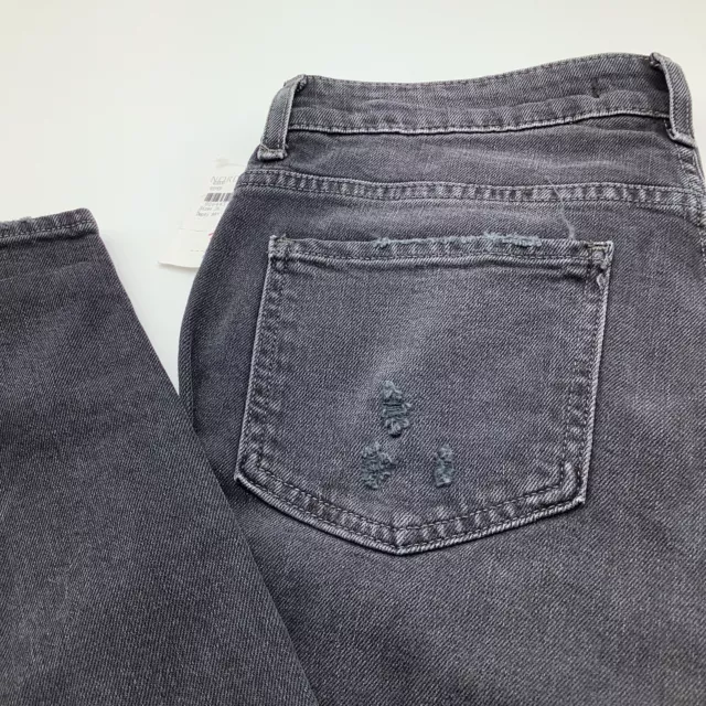 Fidelity Womens Jimi Boyfriend Jeans Black Size 26 NWOT