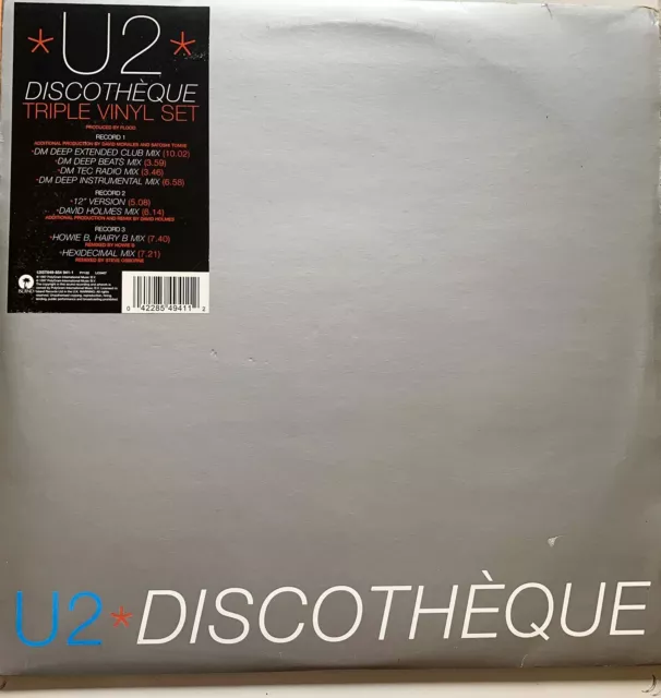 U2 TRIPLE 12" Single SET with POSTER UNPLAYED RARE 1997