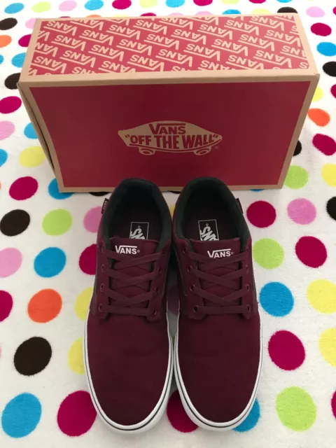 Mens Vans Chapman Stripe Port Trainers Size Uk 8.5 Eur 42.5