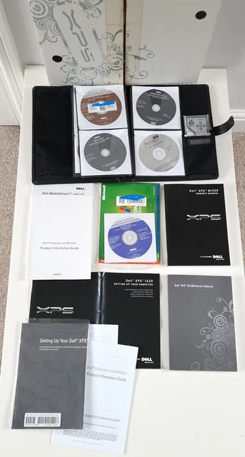Official Dell XPS M1330 Manual, XPS CD Pouch, Software, Drivers & Remote RARE