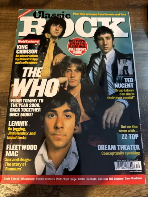 Classic Rock Magazine Winter Special 1999 The Who Cover
