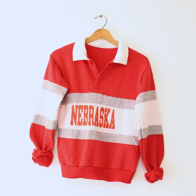 Vintage Kids University of Nebraska Cornhuskers Huskers Sweatshirt XL