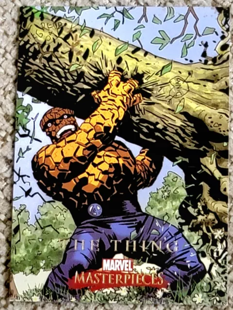 THE THING 2008 Marvel Masterpieces card #84 Fantastic Four Ben Grimm