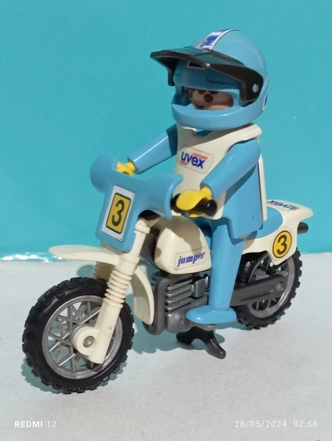 PLAYMOBIL FIGURINE MOTEUR Dakar Motos Moto 3143 Pilote Motocross EUR 8,80 - PicClick FR