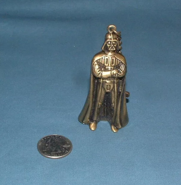 Star Wars - Darth Vader Die Cast Metal Keychain - Placo Toys - 1996 - Used