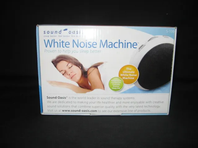Sound Oasis S-100 White Noise Sound Therapy Machine S-100