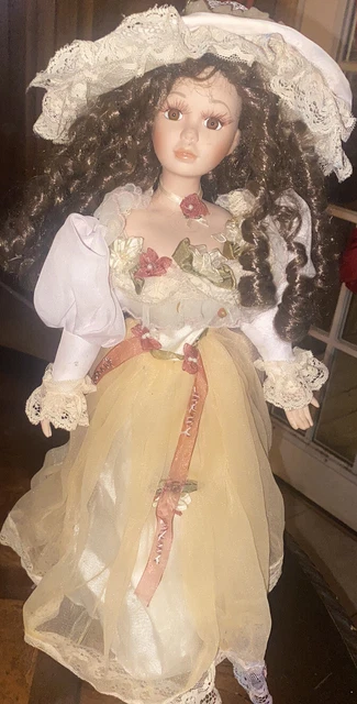 Duck House Heirloom Doll Mirabelle Limited 18" Chelsea Victorian Collection COA