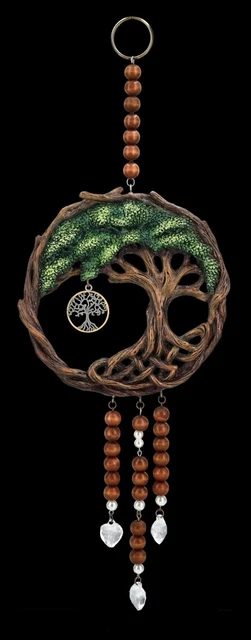 Decoración de Pared - Árbol la Vida Atrapasueños - Fantasy Cotinado 35cm