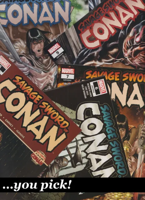 SAVAGE SWORD OF CONAN 1-12 NM 2019 MARVEL comics sold SEPARATELY