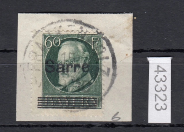Saargebiet 1920 Mi. Nr. 26 b gestempelt geprüft