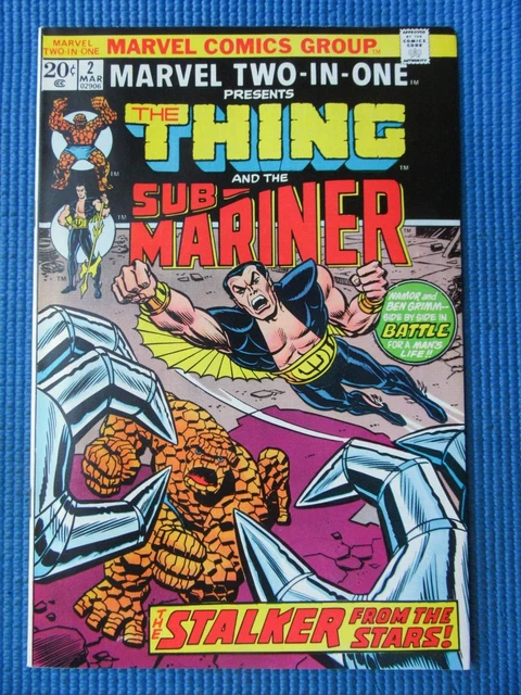 Marvel Two-In-One # 2 - (Nm) -The Thing & The Sub-Mariner-Manhunters From Stars