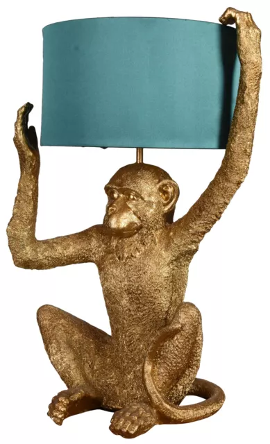Figura de mono lámpara decorativa mono lámpara de mesa figura animal lámpara de selva lámpara de mono