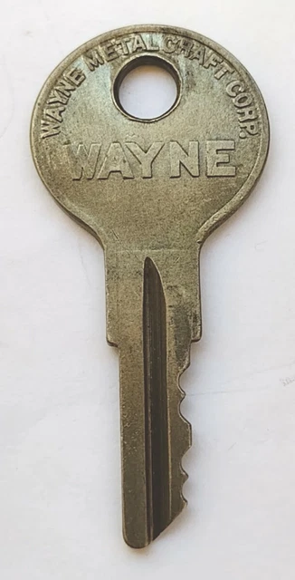 Repuesto vintage Key WAYNE Metal Craft Corp no HM 620 Appx 1 3/4